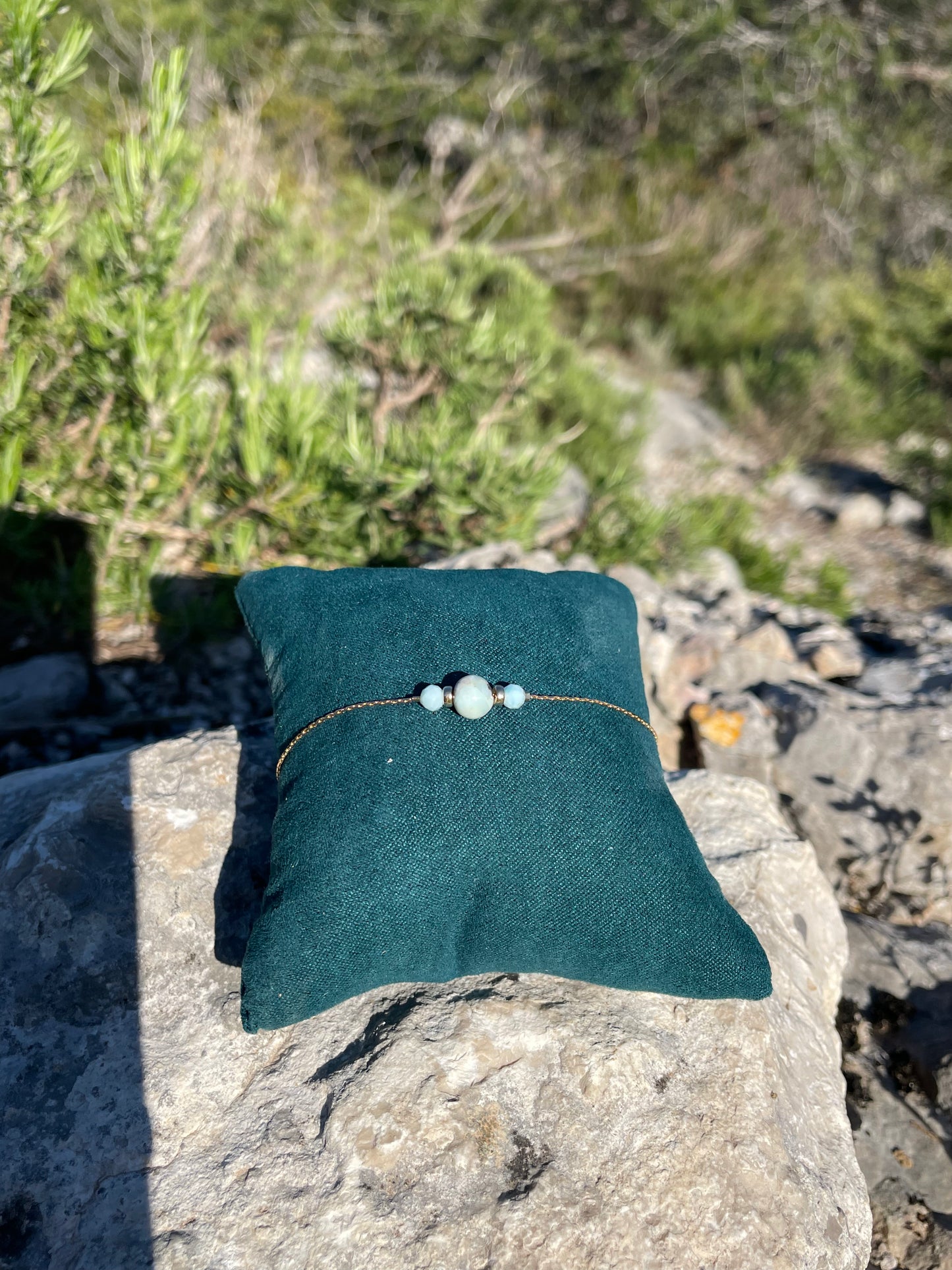 "Sublime" bracelet in semi-precious stone