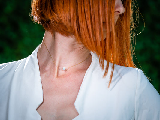 Collier "Fascino" en pierre naturelle