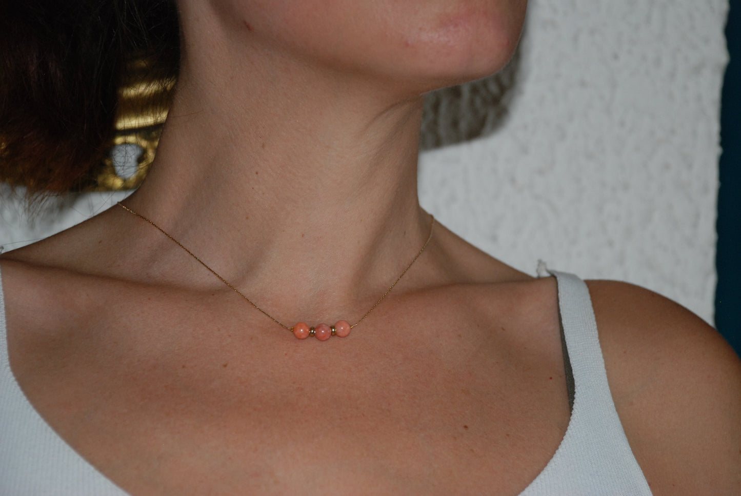 Collier "Distinto" en pierres naturelles semi précieuse